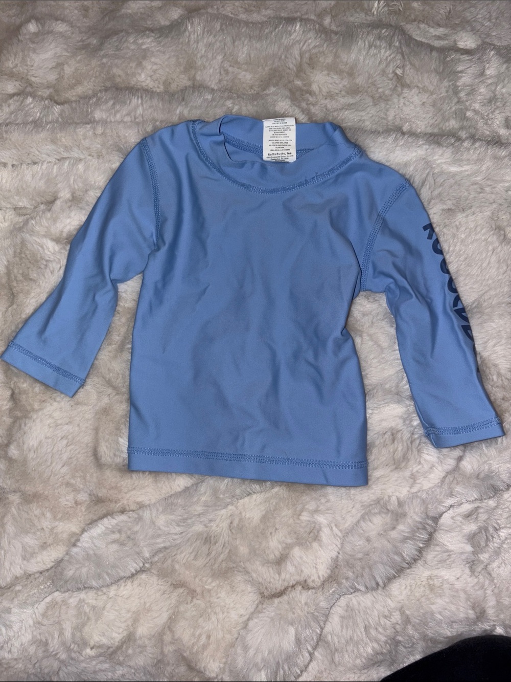 Rugged Butts Light Blue Long Sleeve Rashguard